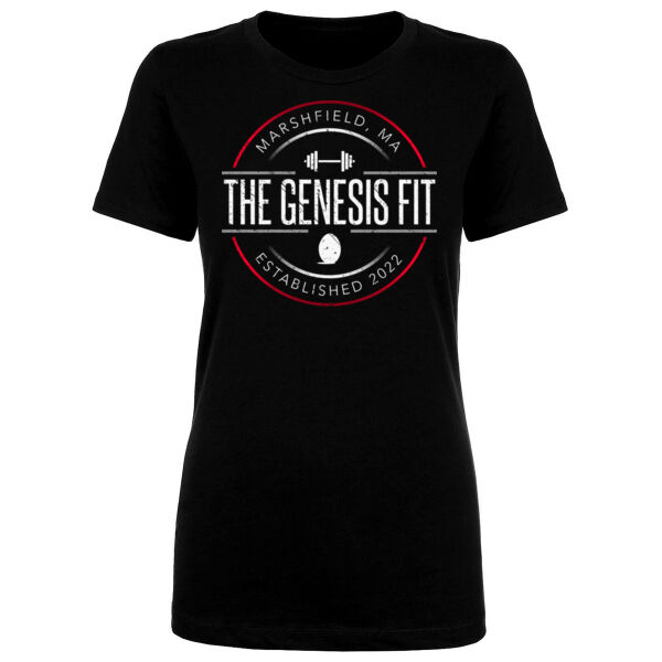FULL COLOR CIRCLE BADGE - WOMEN'S FITTED T-SHIRT Thumbnail