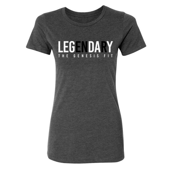 LEGENDARY LEG DAY - WOMEN'S FITTED T-SHIRT Thumbnail